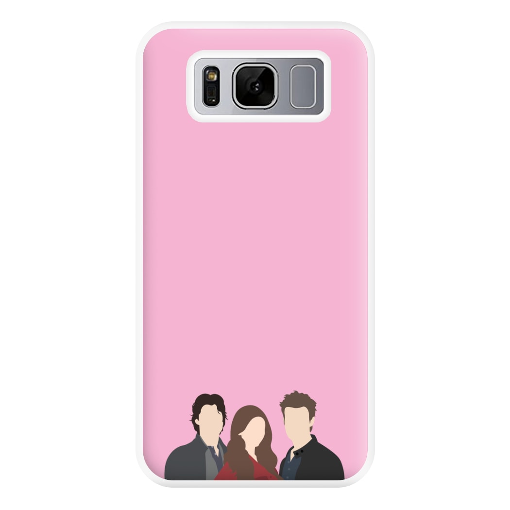 Elena, Damon And Stefan - VD Phone Case for Galaxy S8 Plus