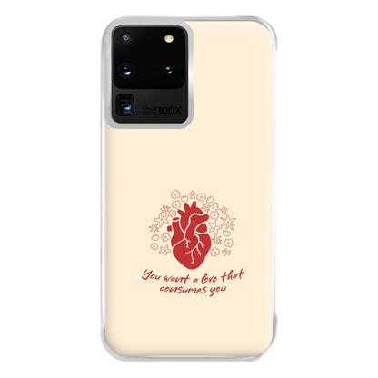 You Want A Love That Consumes You - VD Phone Case for Galaxy S20 Ultra