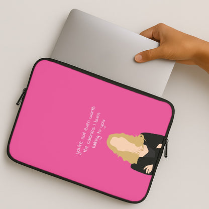 You're Not Even Worth The Calories I Burn Talking To You - VD MacBook Case