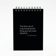 The First Rule Of Truly Living - VD Notebook 4