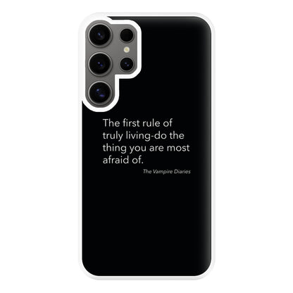 The First Rule Of Truly Living - VD Phone Case for Galaxy S24 Ultra