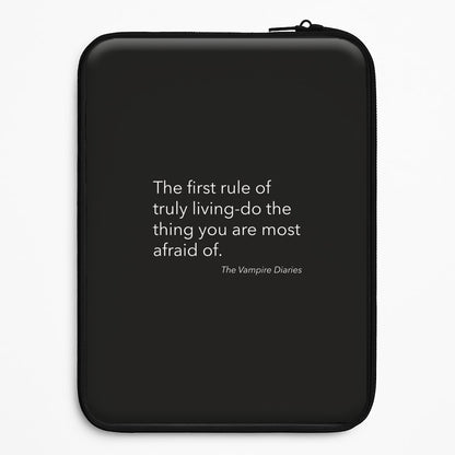 The First Rule Of Truly Living - VD Universal Laptop Sleeve