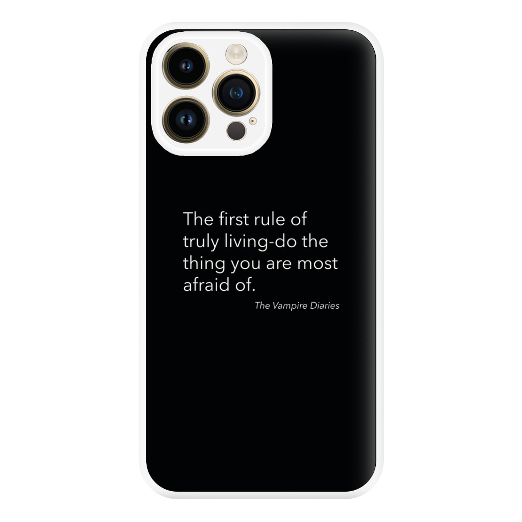 The First Rule Of Truly Living - VD Phone Case for iPhone 14 Pro Max