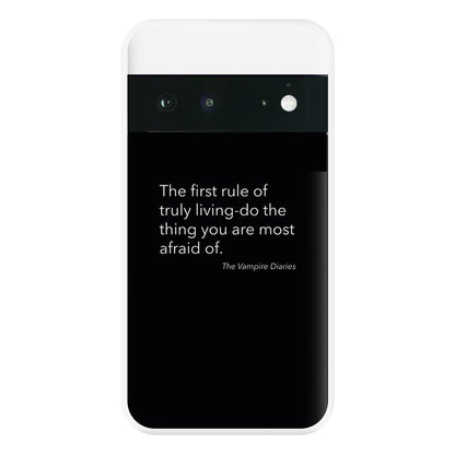 The First Rule Of Truly Living - VD Phone Case for Google Pixel 6a