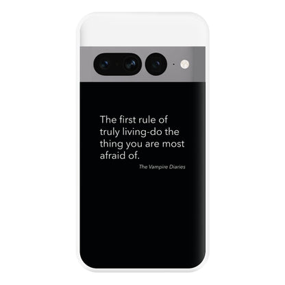 The First Rule Of Truly Living - VD Phone Case for Google Pixel 7 Pro