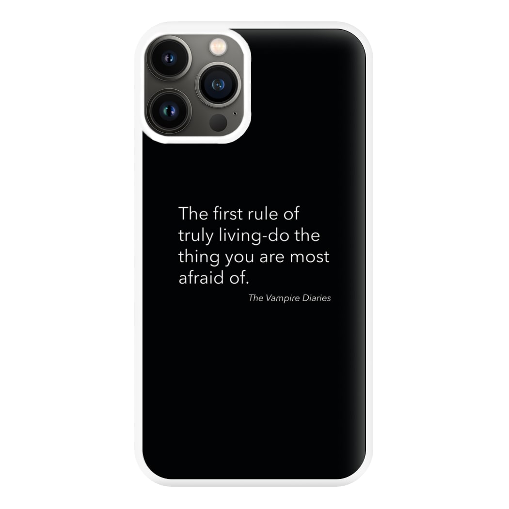 The First Rule Of Truly Living - VD Phone Case for iPhone 11 Pro Max