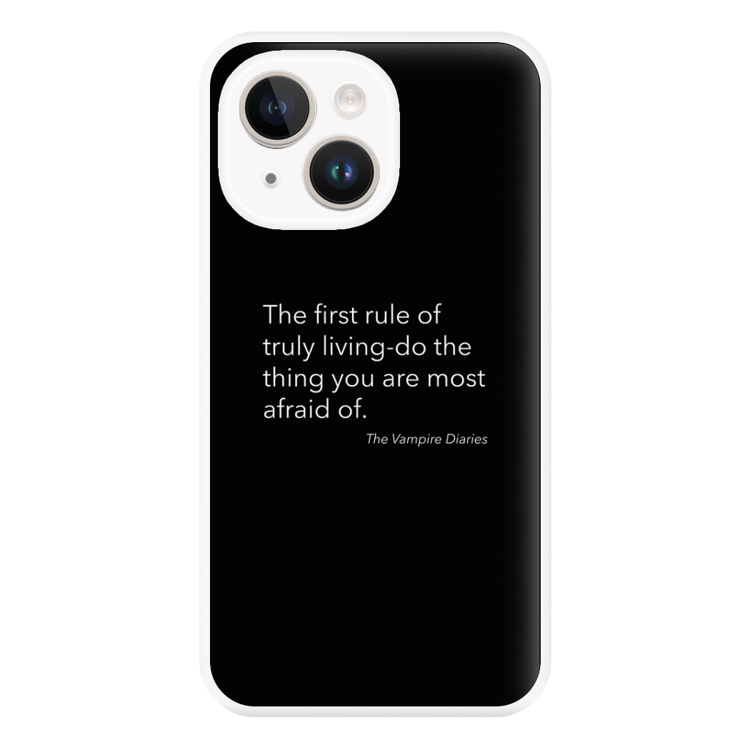 The First Rule Of Truly Living - VD Phone Case for iPhone 14 Plus