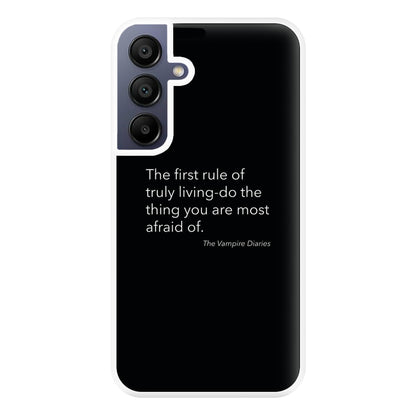 The First Rule Of Truly Living - VD Phone Case for Galaxy A16