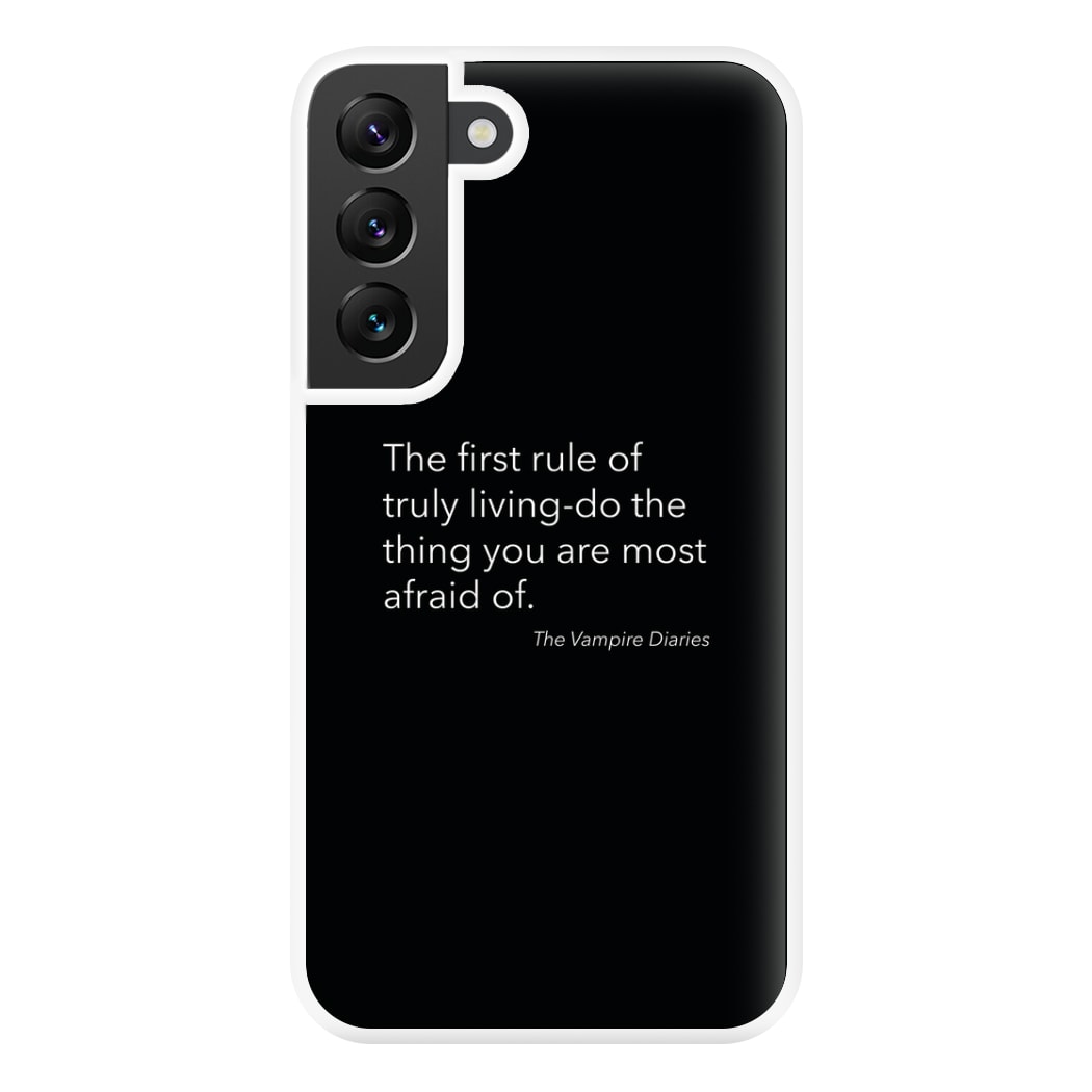 The First Rule Of Truly Living - VD Phone Case for Galaxy S22 Plus