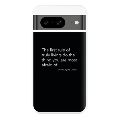 The First Rule Of Truly Living - VD Phone Case for Google Pixel 8