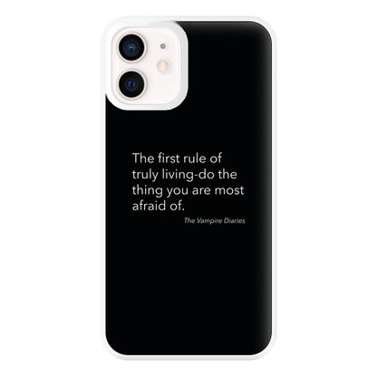 The First Rule Of Truly Living - VD Phone Case for iPhone 13 Mini