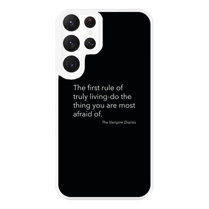 The First Rule Of Truly Living - VD Phone Case for Galaxy S22 Ultra