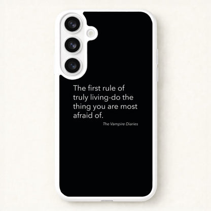 The First Rule Of Truly Living - VD Phone Case for Galaxy S26