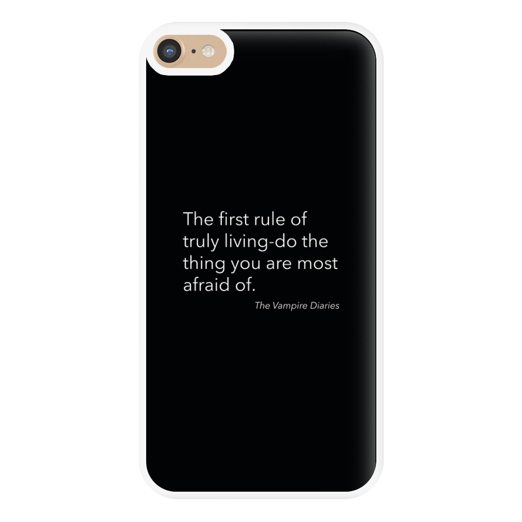 The First Rule Of Truly Living - VD Phone Case for iPhone 6 Plus / 7 Plus / 8 Plus