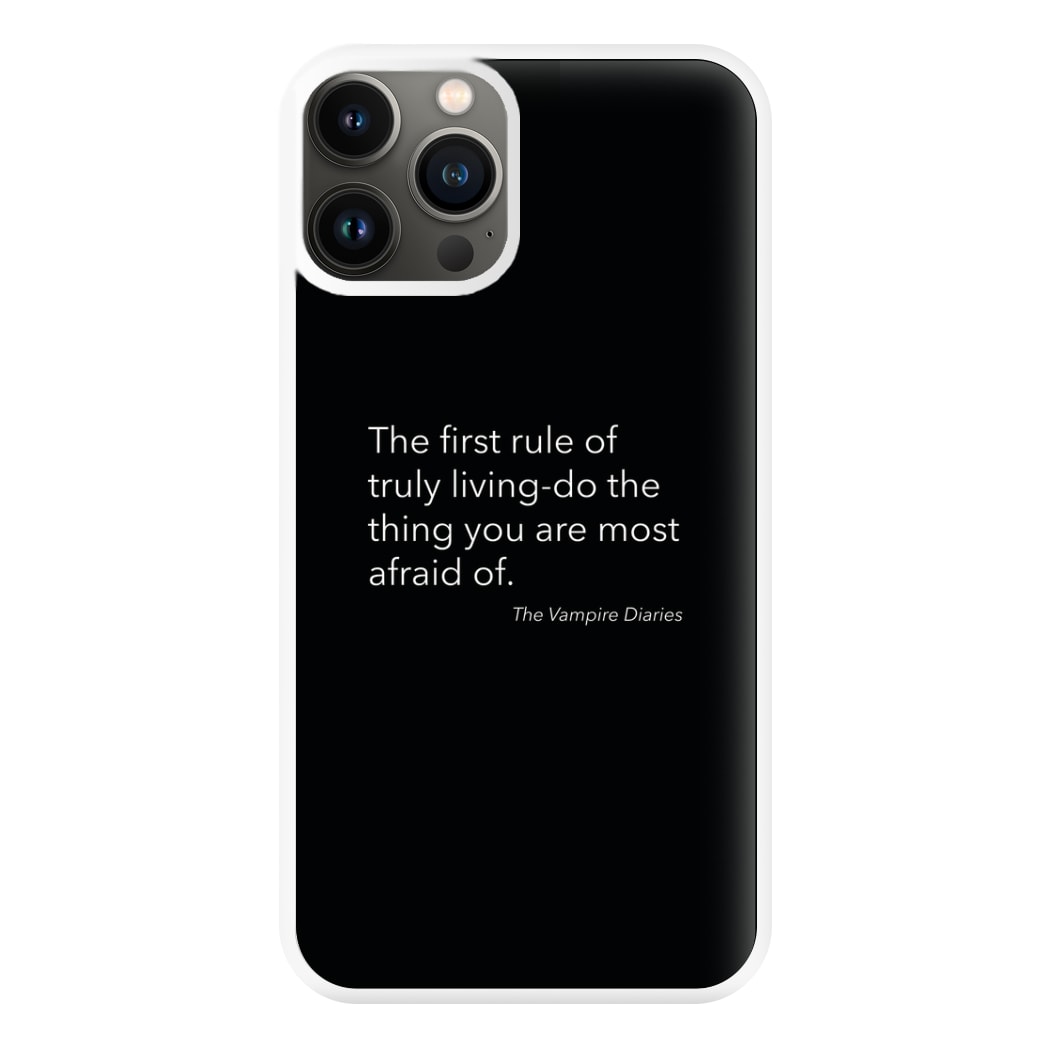 The First Rule Of Truly Living - VD Phone Case for iPhone 13 Pro Max