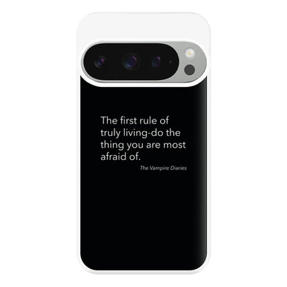 The First Rule Of Truly Living - VD Phone Case for Google Pixel 9 Pro XL