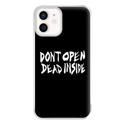 Don't Open Dead Inside - TWD Phone Case for iPhone 12 Mini