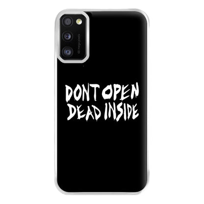 Don't Open Dead Inside - TWD Phone Case for Galaxy A41