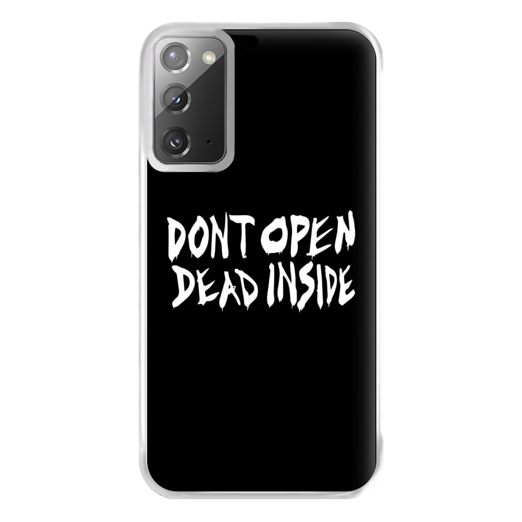 Don't Open Dead Inside - TWD Phone Case for Galaxy Note 20 Ultra