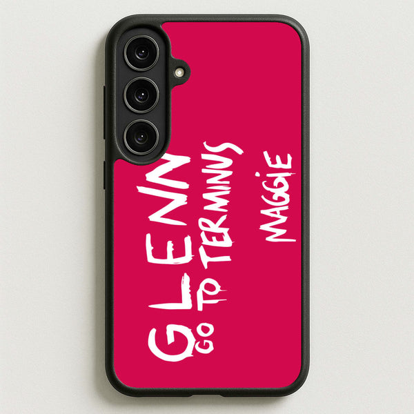 Message For Glenn - TWD Phone Case for Galaxy S25FE