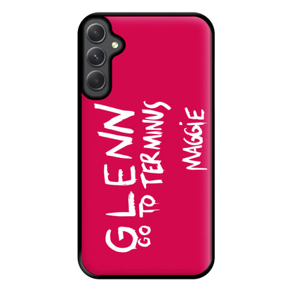 Message For Glenn - TWD Phone Case for Galaxy A54