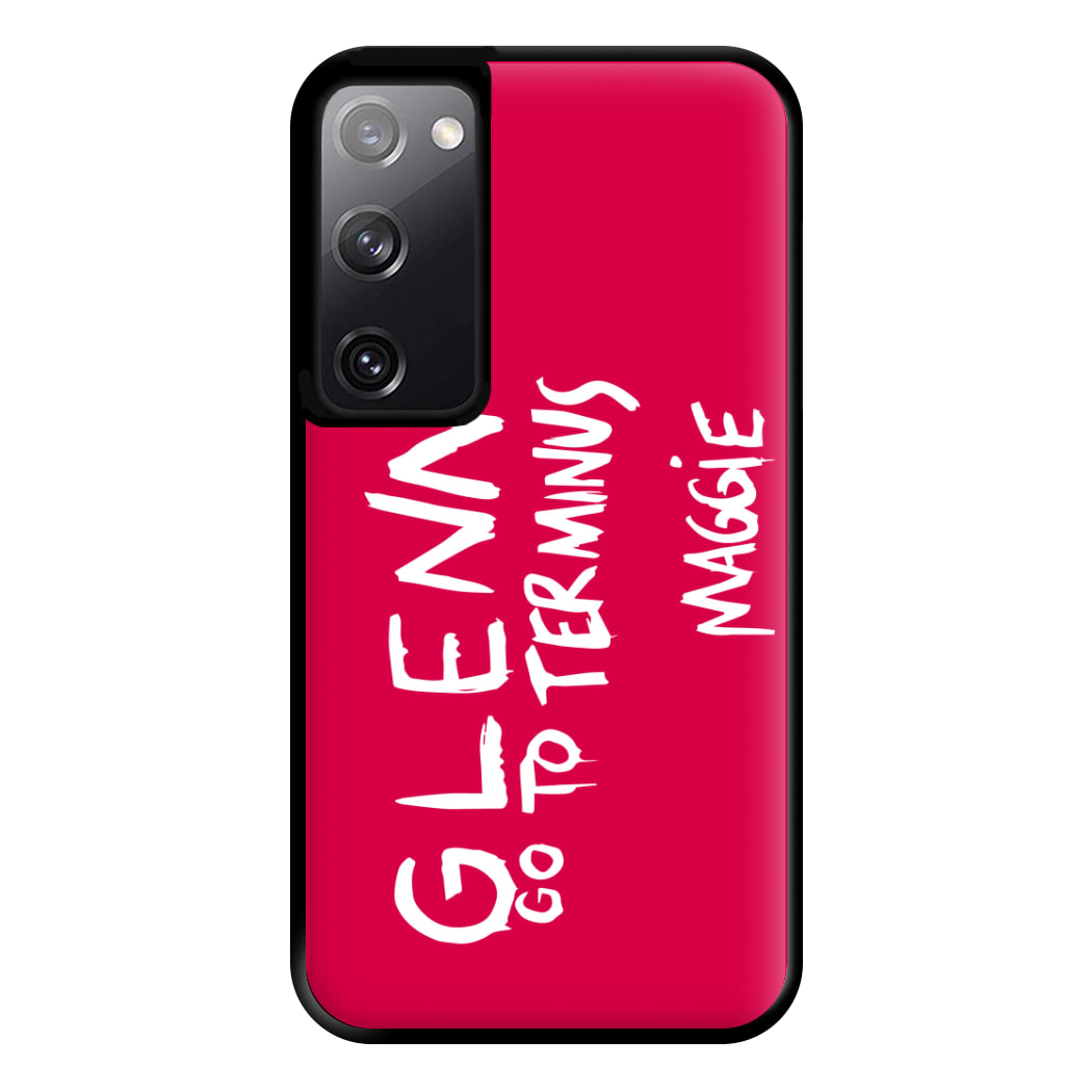 Message For Glenn - TWD Phone Case for Galaxy S20