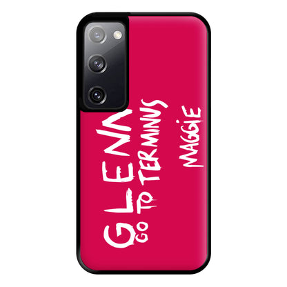 Message For Glenn - TWD Phone Case for Galaxy S20