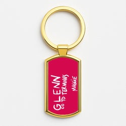 Message For Glenn - TWD Gold Keyring