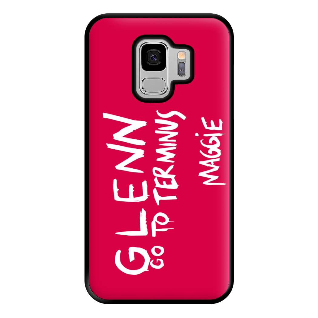 Message For Glenn - TWD Phone Case for Galaxy S9 Plus