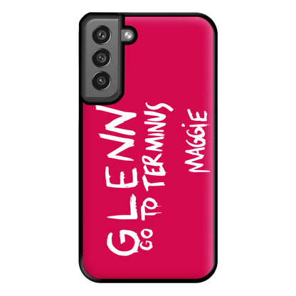 Message For Glenn - TWD Phone Case for Galaxy S21FE