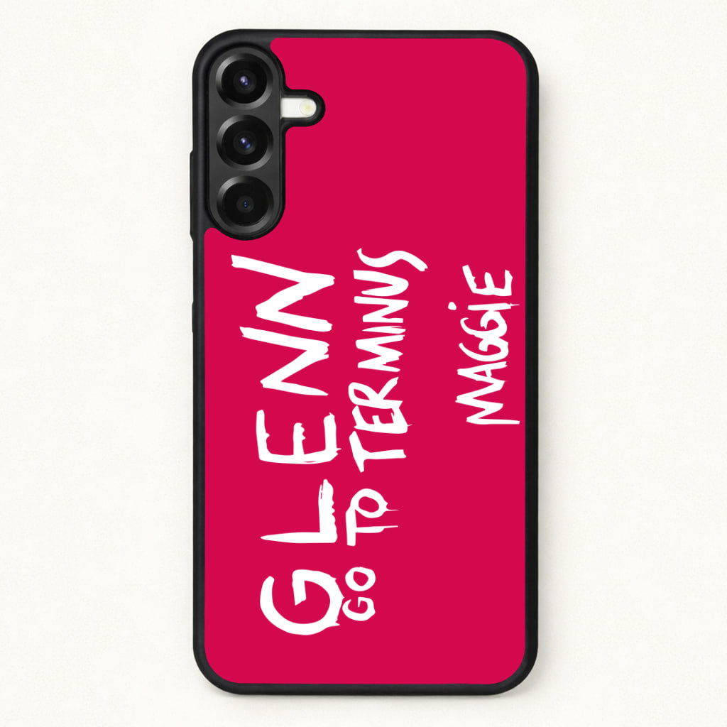 Message For Glenn - TWD Phone Case for Galaxy A37