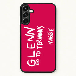 Message For Glenn - TWD Phone Case for Galaxy A57