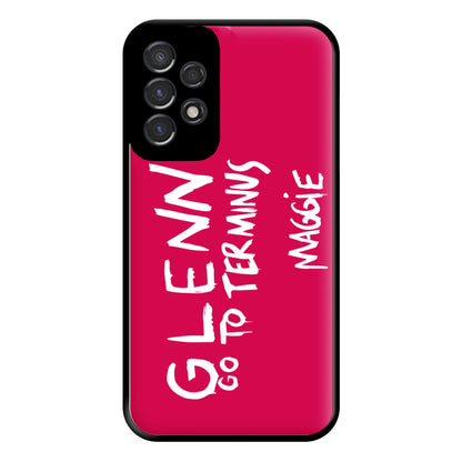 Message For Glenn - TWD Phone Case for Galaxy A53