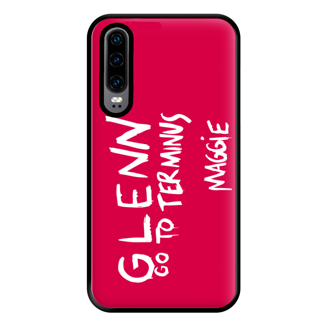 Message For Glenn - TWD Phone Case for Huawei P30