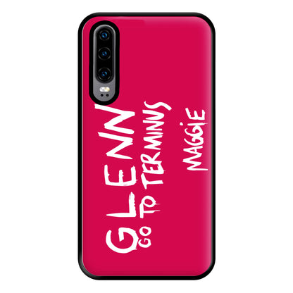 Message For Glenn - TWD Phone Case for Huawei P30