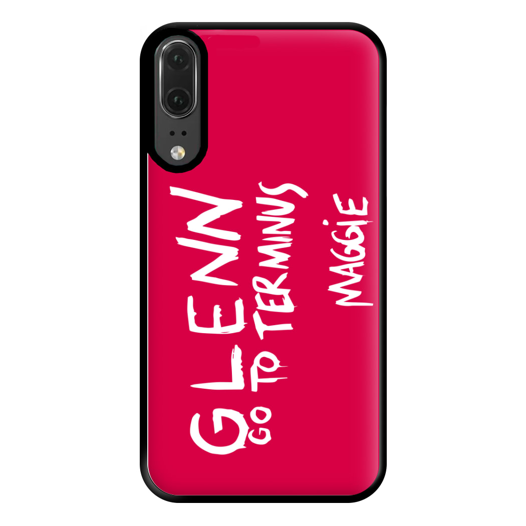 Message For Glenn - TWD Phone Case for Huawei P20