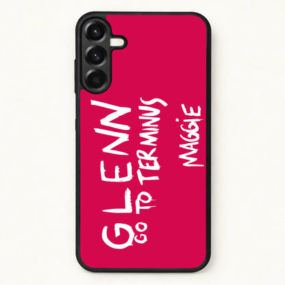 Message For Glenn - TWD Phone Case for Galaxy A17