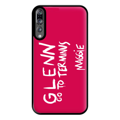 Message For Glenn - TWD Phone Case for Huawei P20 Pro