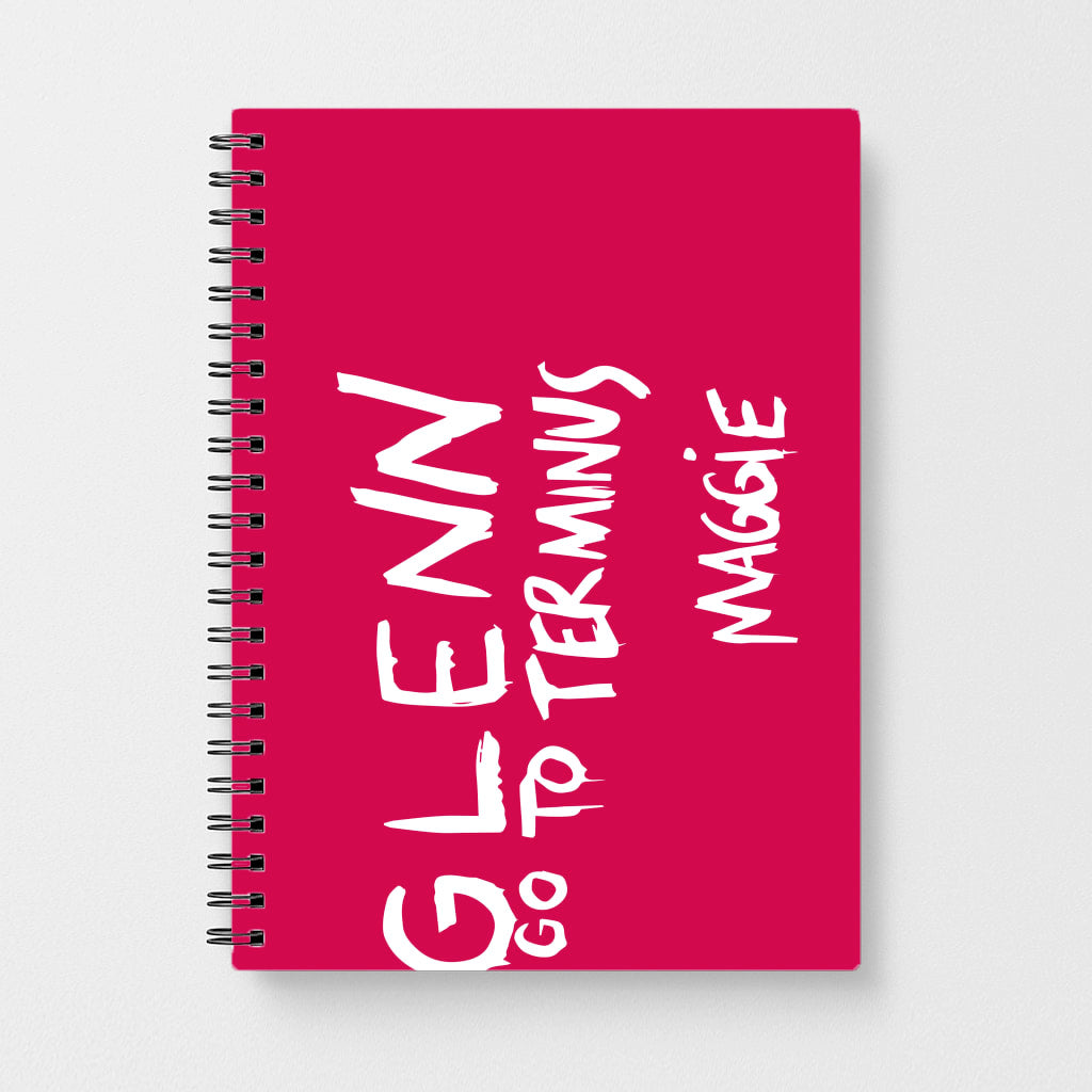 Message For Glenn - TWD Notebook