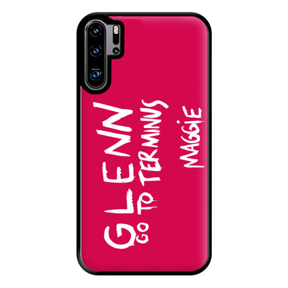 Message For Glenn - TWD Phone Case for Huawei P30 Pro