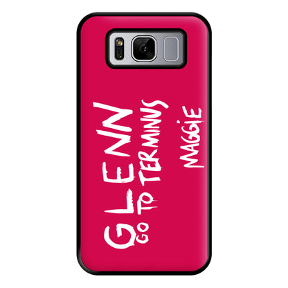 Message For Glenn - TWD Phone Case for Galaxy S8 Plus