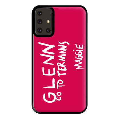 Message For Glenn - TWD Phone Case for Galaxy A71