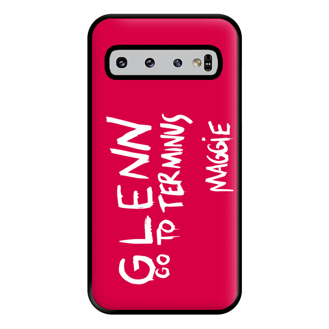 Message For Glenn - TWD Phone Case for Galaxy S10 Plus