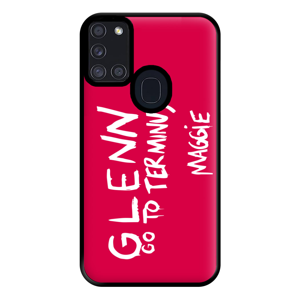 Message For Glenn - TWD Phone Case for Galaxy A21s