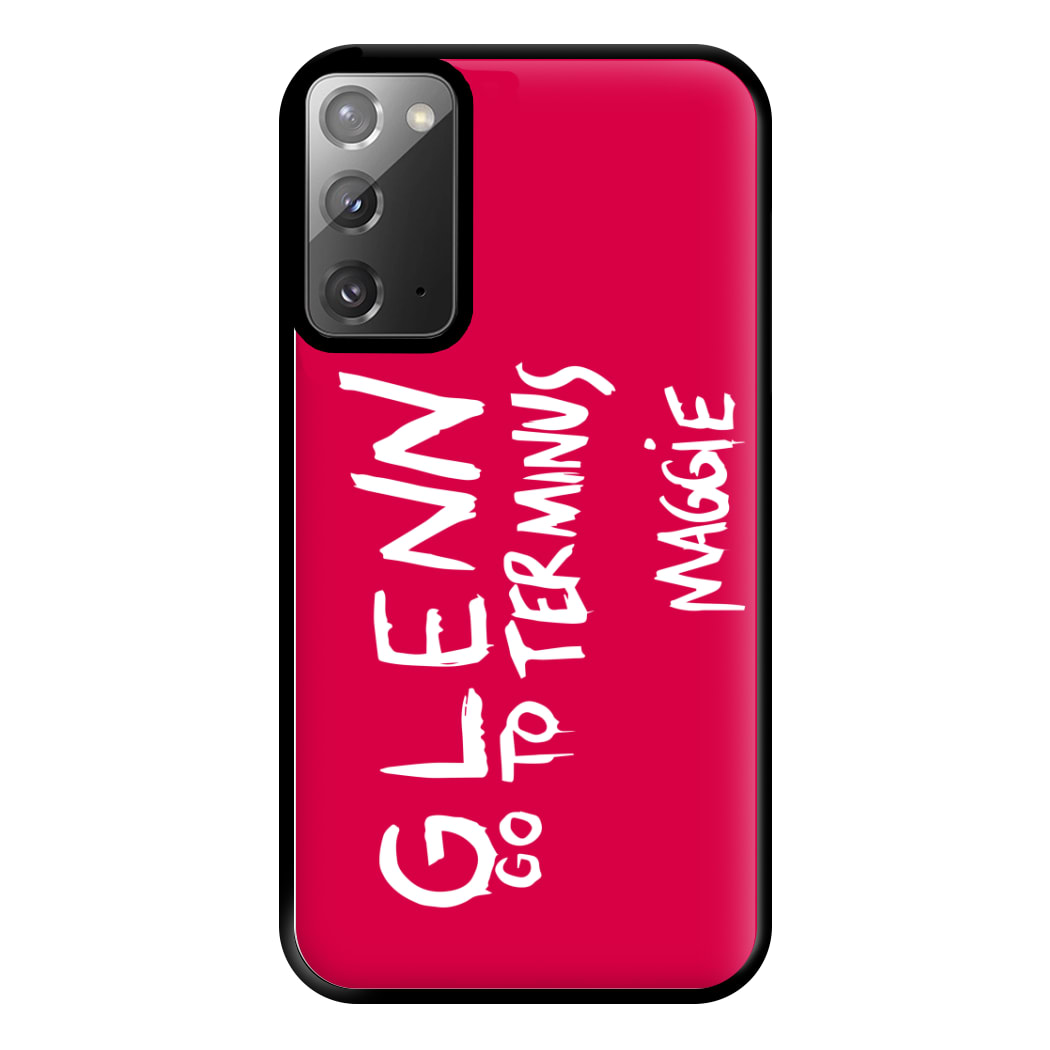 Message For Glenn - TWD Phone Case for Galaxy Note 20 Ultra