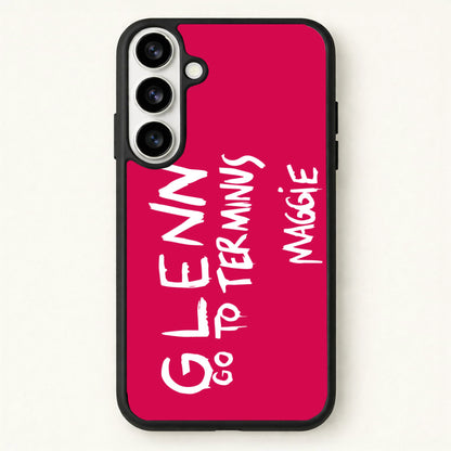 Message For Glenn - TWD Phone Case for Galaxy S26