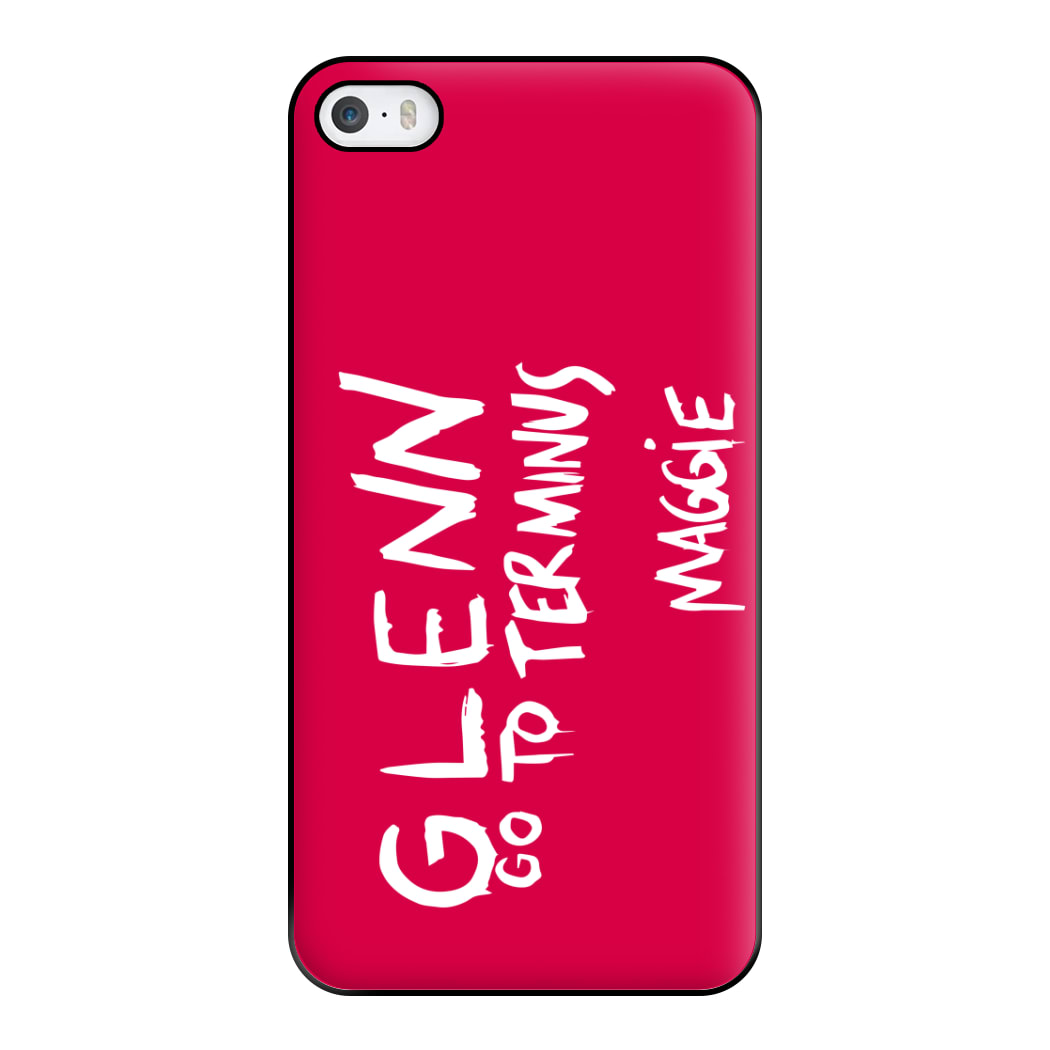 Message For Glenn - TWD Phone Case for iPhone 5 / 5s / SE 2016