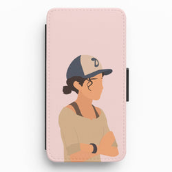 Clementine Faceless - TWD Flip / Wallet Phone Case