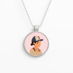 Clementine Faceless - TWD Circle Necklace