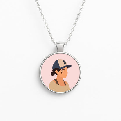 Clementine Faceless - TWD Circle Necklace